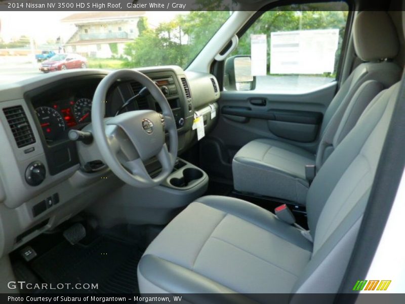 Glacier White / Gray 2014 Nissan NV 3500 HD S High Roof