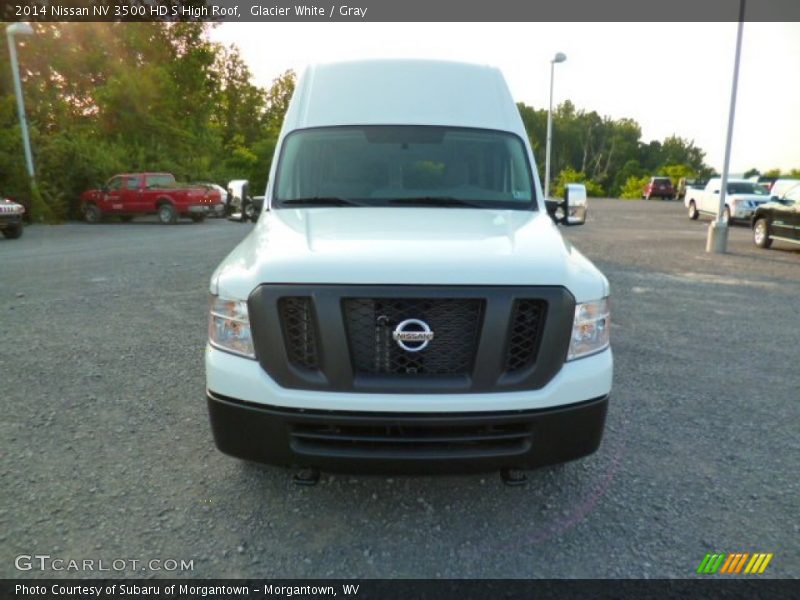 Glacier White / Gray 2014 Nissan NV 3500 HD S High Roof