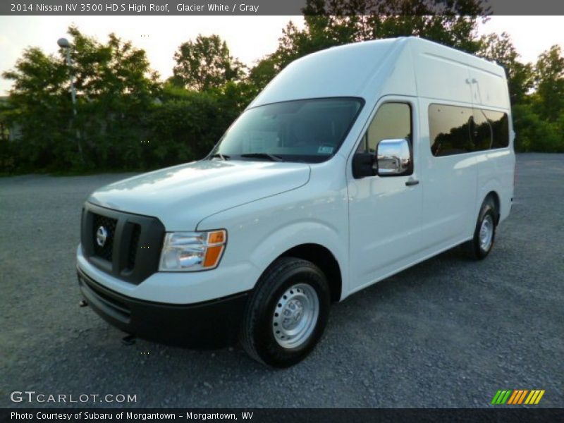 Glacier White / Gray 2014 Nissan NV 3500 HD S High Roof