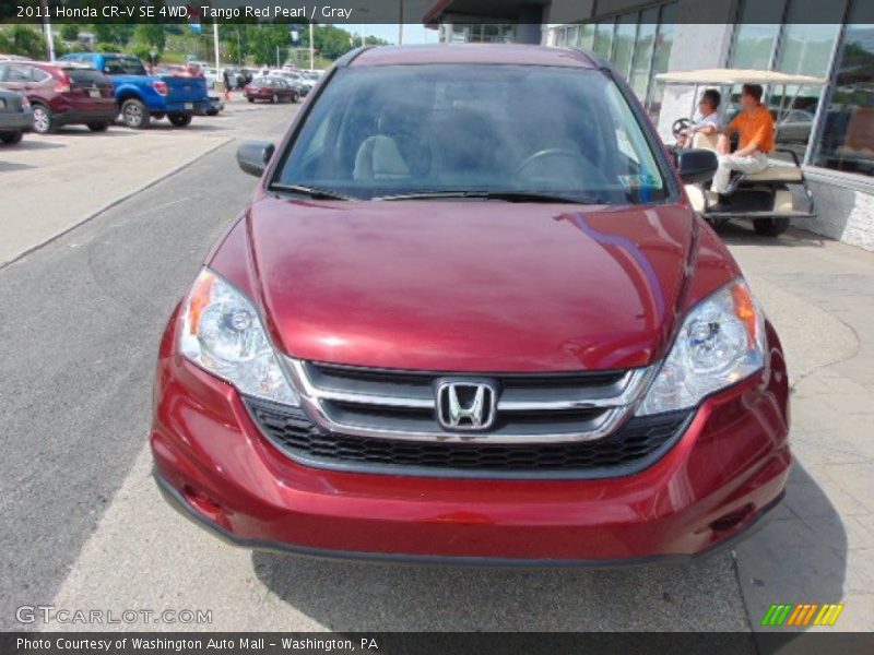 Tango Red Pearl / Gray 2011 Honda CR-V SE 4WD