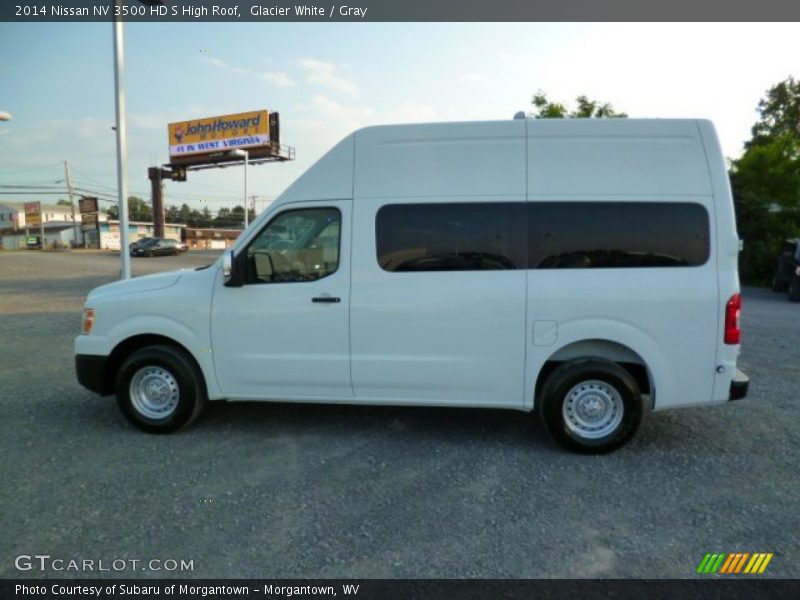 Glacier White / Gray 2014 Nissan NV 3500 HD S High Roof
