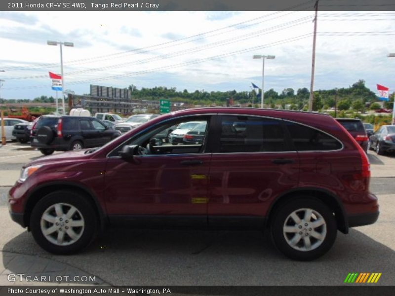 Tango Red Pearl / Gray 2011 Honda CR-V SE 4WD