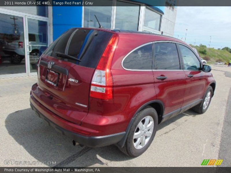 Tango Red Pearl / Gray 2011 Honda CR-V SE 4WD