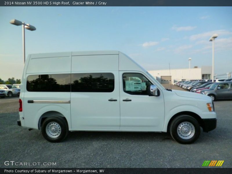 Glacier White / Gray 2014 Nissan NV 3500 HD S High Roof