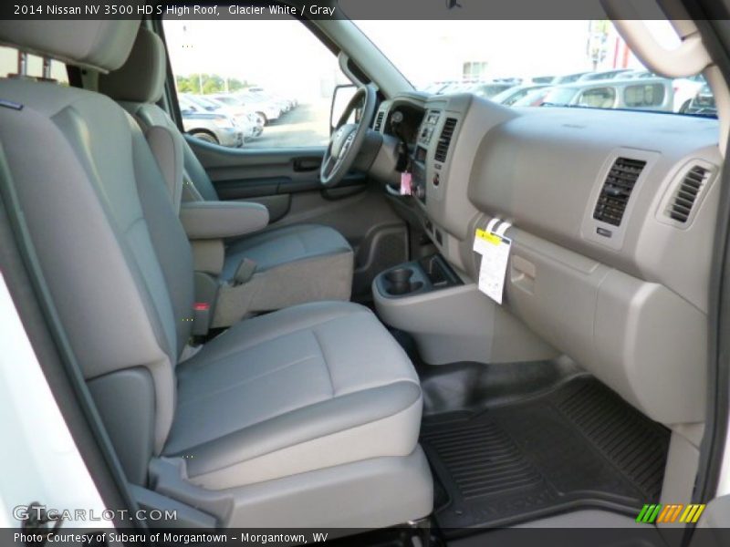 Glacier White / Gray 2014 Nissan NV 3500 HD S High Roof