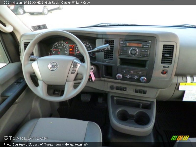 Glacier White / Gray 2014 Nissan NV 3500 HD S High Roof
