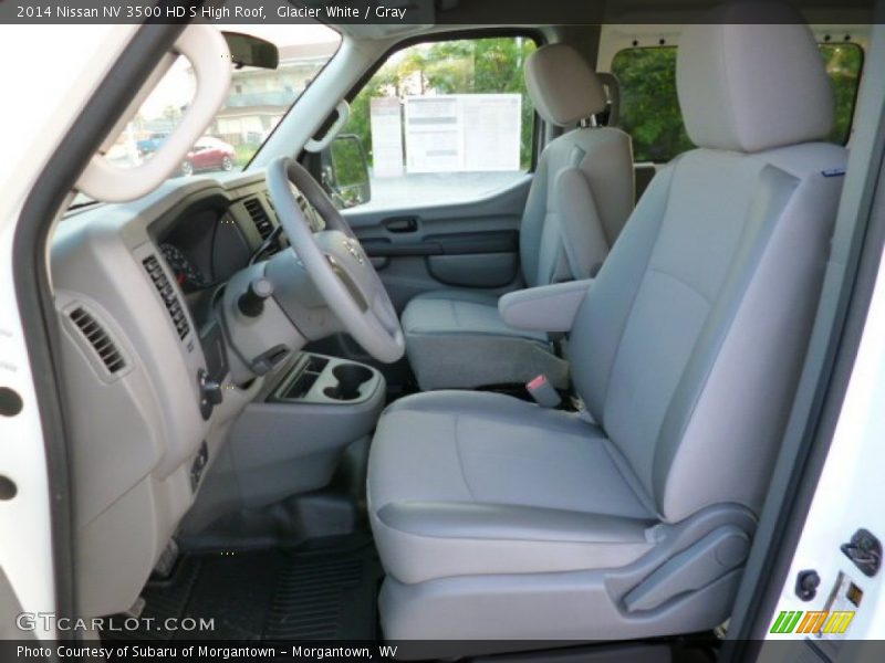 Glacier White / Gray 2014 Nissan NV 3500 HD S High Roof