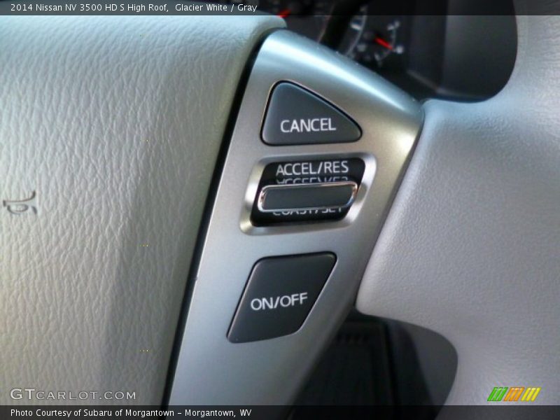 Glacier White / Gray 2014 Nissan NV 3500 HD S High Roof