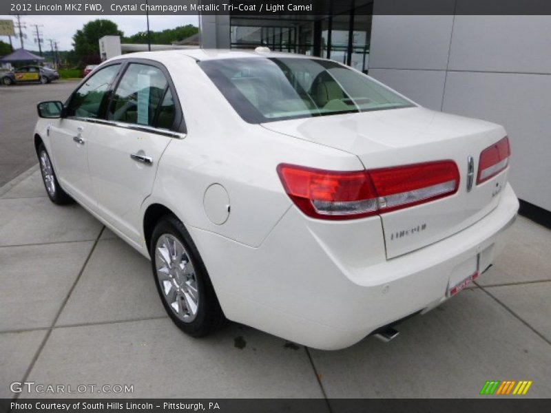Crystal Champagne Metallic Tri-Coat / Light Camel 2012 Lincoln MKZ FWD