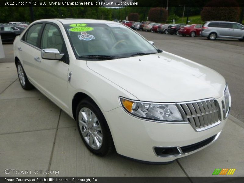Crystal Champagne Metallic Tri-Coat / Light Camel 2012 Lincoln MKZ FWD