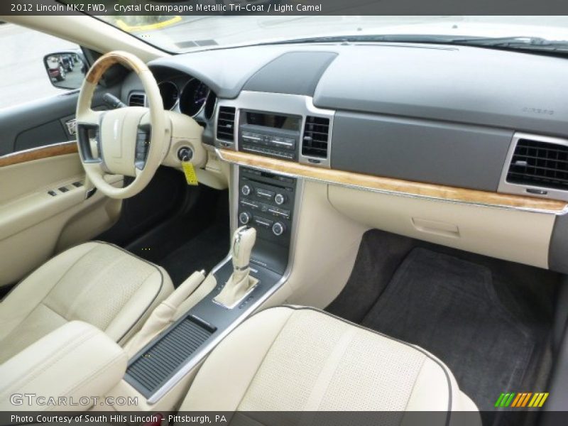Crystal Champagne Metallic Tri-Coat / Light Camel 2012 Lincoln MKZ FWD