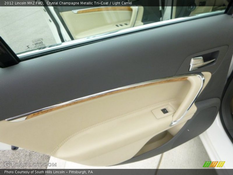 Crystal Champagne Metallic Tri-Coat / Light Camel 2012 Lincoln MKZ FWD