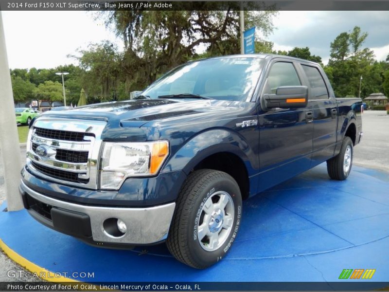 Blue Jeans / Pale Adobe 2014 Ford F150 XLT SuperCrew