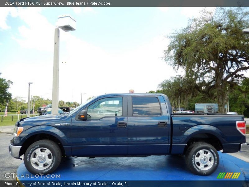 Blue Jeans / Pale Adobe 2014 Ford F150 XLT SuperCrew