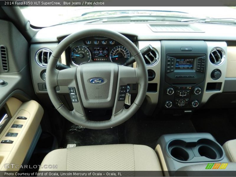 Blue Jeans / Pale Adobe 2014 Ford F150 XLT SuperCrew