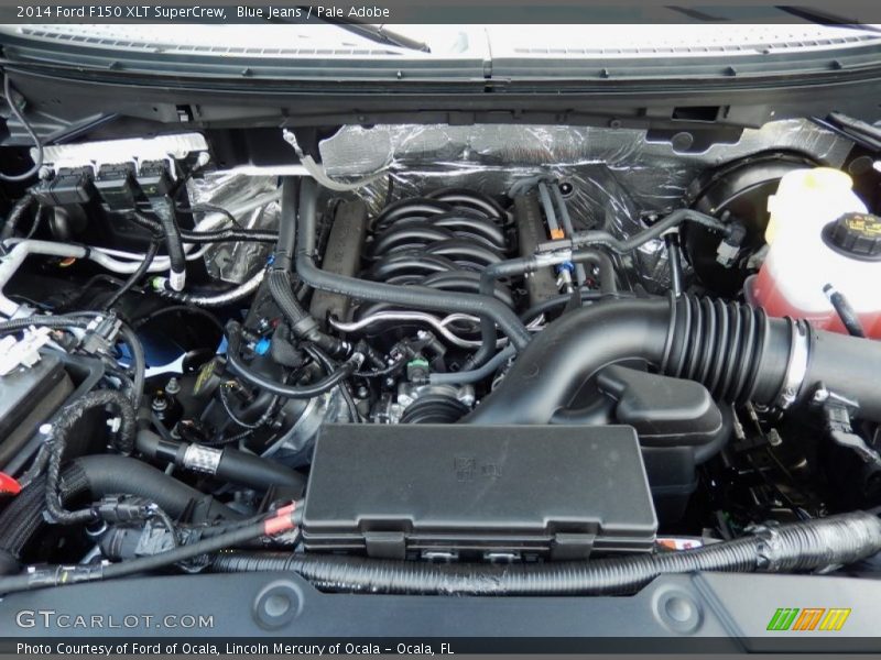 Blue Jeans / Pale Adobe 2014 Ford F150 XLT SuperCrew