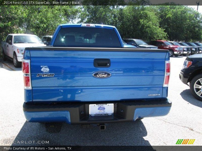 Blue Flame / Black 2014 Ford F150 STX SuperCab