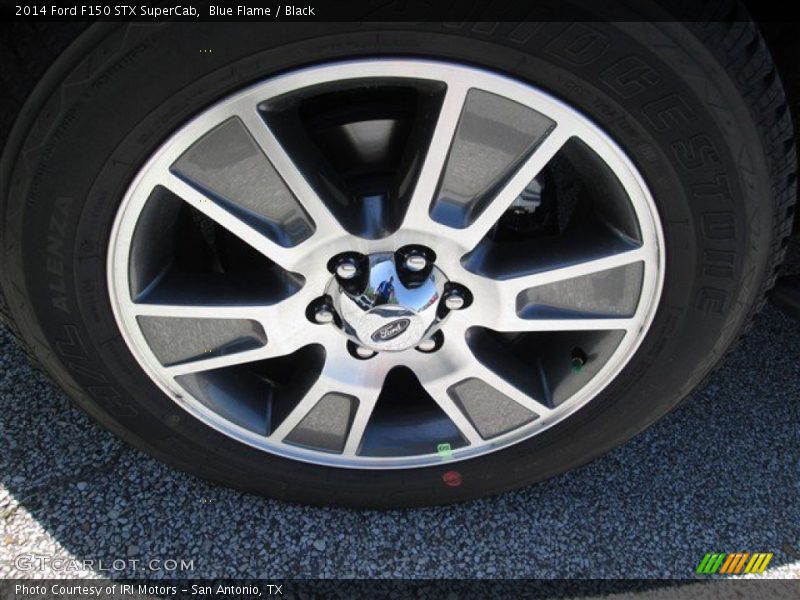 Blue Flame / Black 2014 Ford F150 STX SuperCab