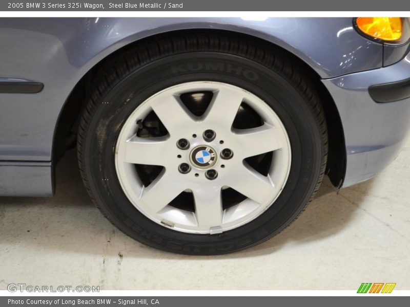 Steel Blue Metallic / Sand 2005 BMW 3 Series 325i Wagon