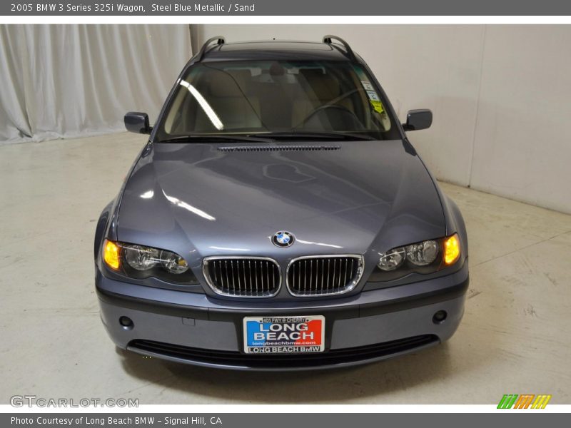 Steel Blue Metallic / Sand 2005 BMW 3 Series 325i Wagon