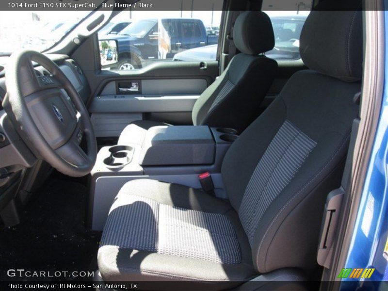 Blue Flame / Black 2014 Ford F150 STX SuperCab