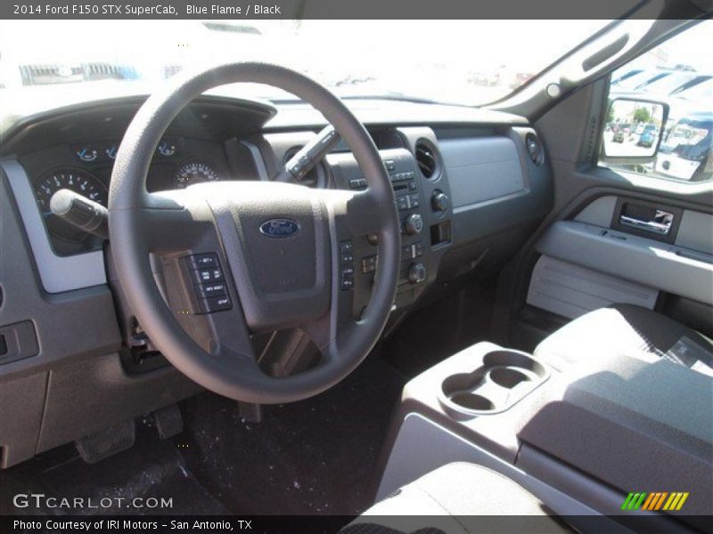Blue Flame / Black 2014 Ford F150 STX SuperCab