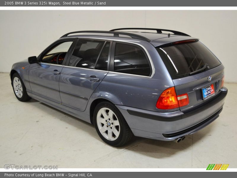Steel Blue Metallic / Sand 2005 BMW 3 Series 325i Wagon