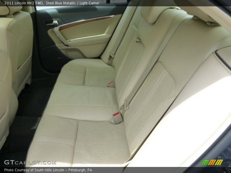 Steel Blue Metallic / Light Camel 2011 Lincoln MKZ FWD