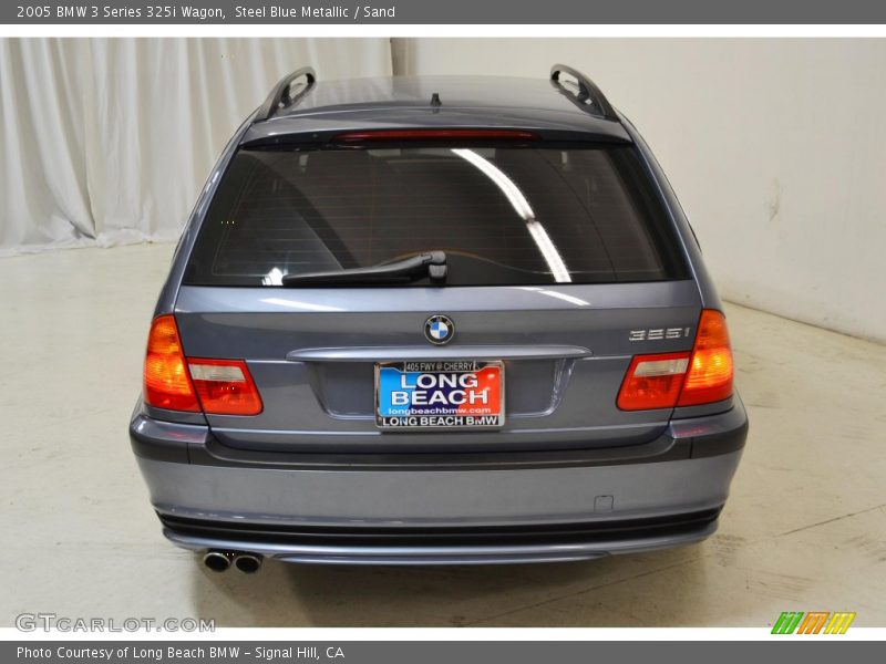 Steel Blue Metallic / Sand 2005 BMW 3 Series 325i Wagon