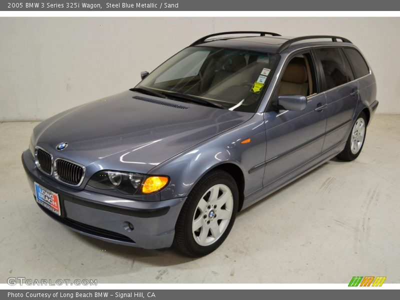 Steel Blue Metallic / Sand 2005 BMW 3 Series 325i Wagon
