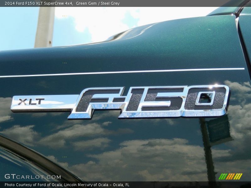 Green Gem / Steel Grey 2014 Ford F150 XLT SuperCrew 4x4