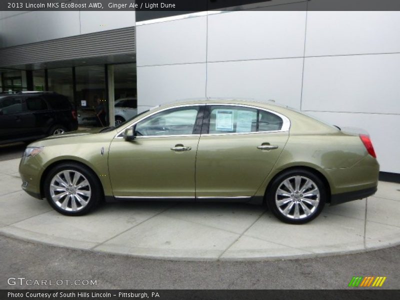 Ginger Ale / Light Dune 2013 Lincoln MKS EcoBoost AWD