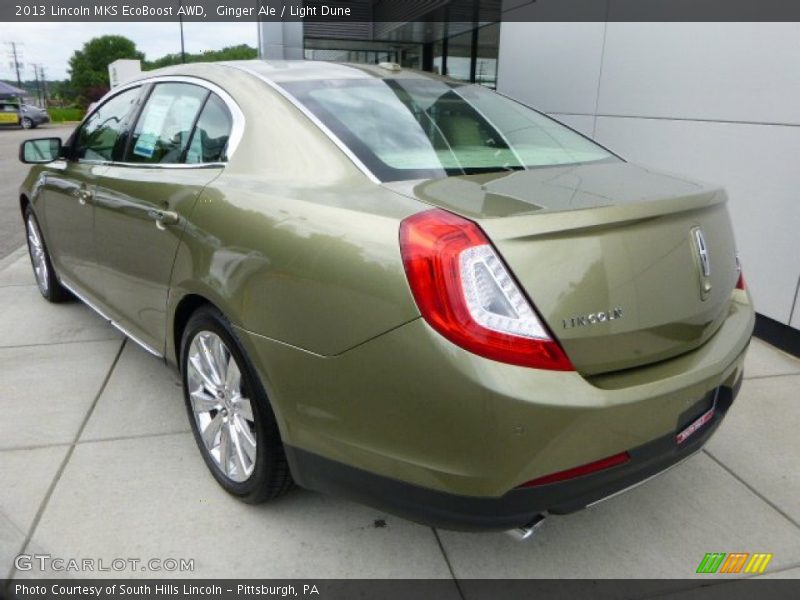 Ginger Ale / Light Dune 2013 Lincoln MKS EcoBoost AWD