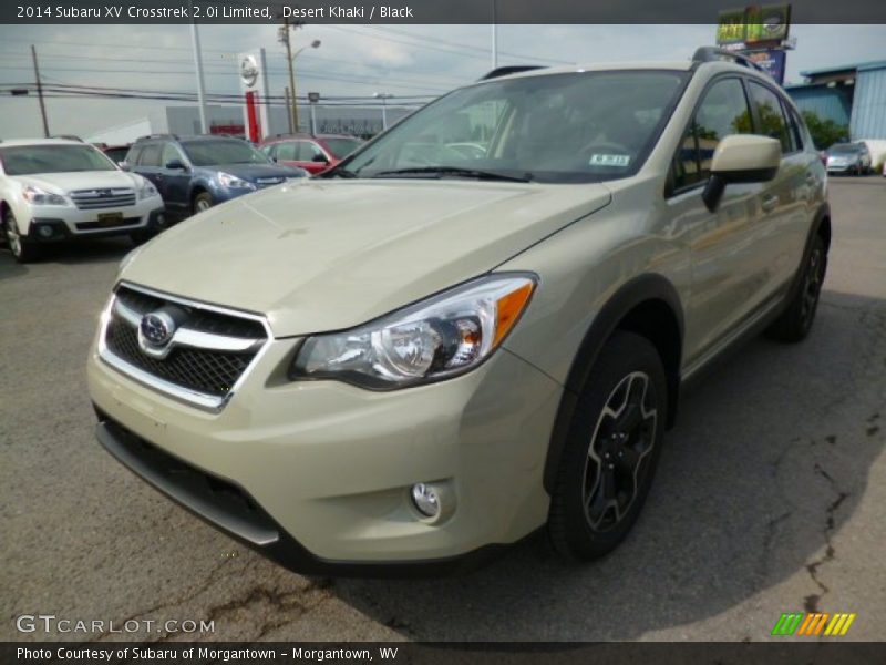 Desert Khaki / Black 2014 Subaru XV Crosstrek 2.0i Limited
