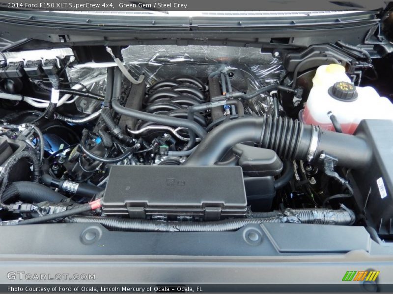 Green Gem / Steel Grey 2014 Ford F150 XLT SuperCrew 4x4