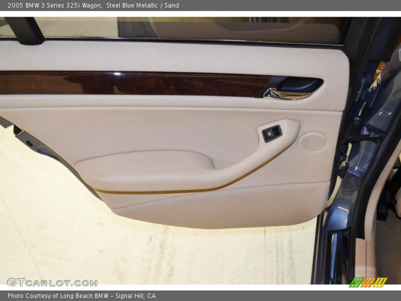 Steel Blue Metallic / Sand 2005 BMW 3 Series 325i Wagon