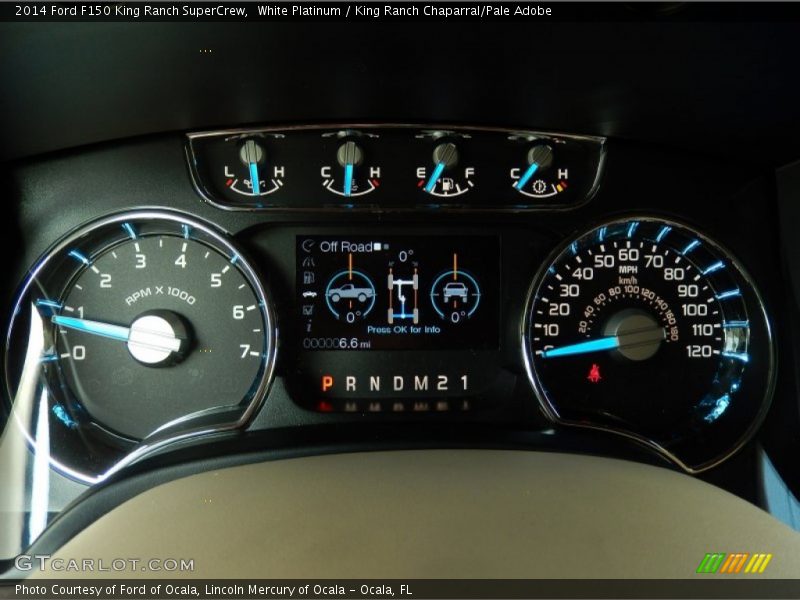White Platinum / King Ranch Chaparral/Pale Adobe 2014 Ford F150 King Ranch SuperCrew