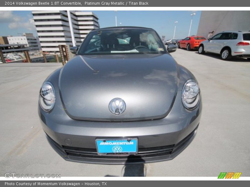 Platinum Gray Metallic / Titan Black 2014 Volkswagen Beetle 1.8T Convertible