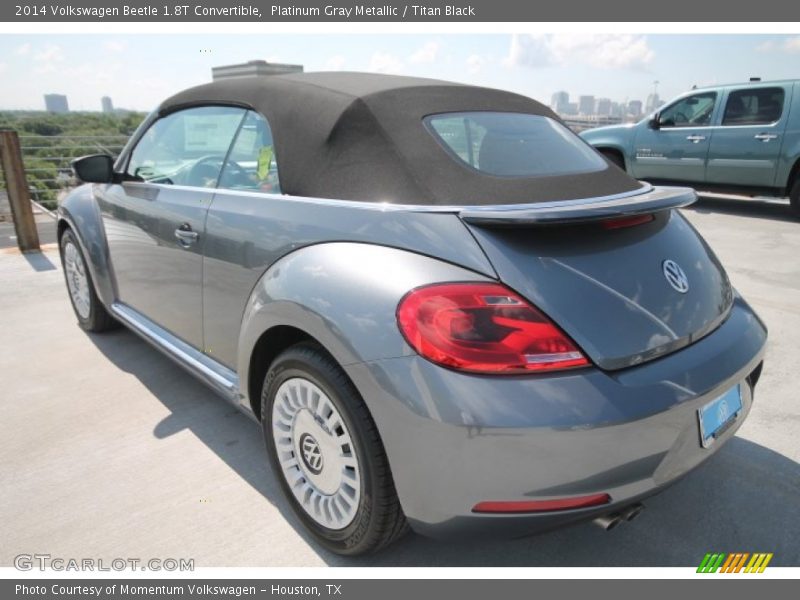 Platinum Gray Metallic / Titan Black 2014 Volkswagen Beetle 1.8T Convertible