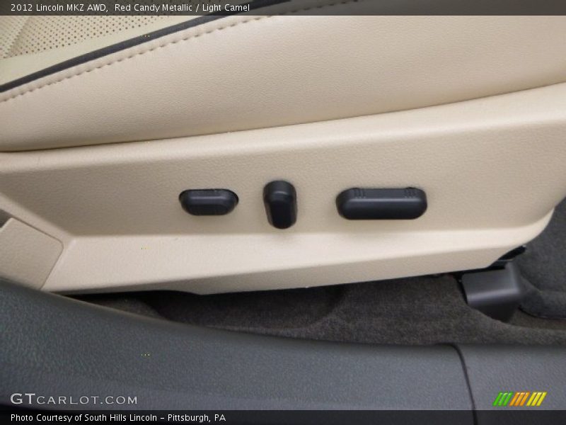 Red Candy Metallic / Light Camel 2012 Lincoln MKZ AWD