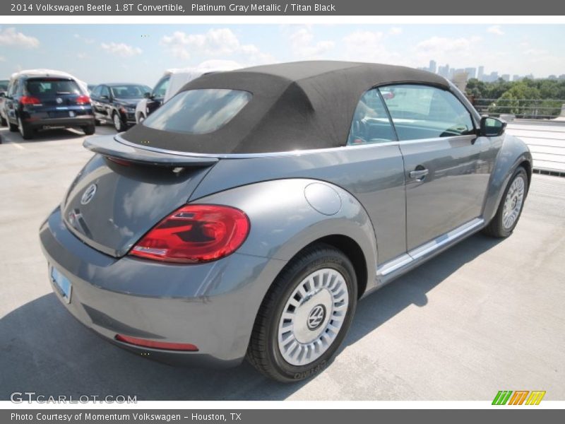 Platinum Gray Metallic / Titan Black 2014 Volkswagen Beetle 1.8T Convertible