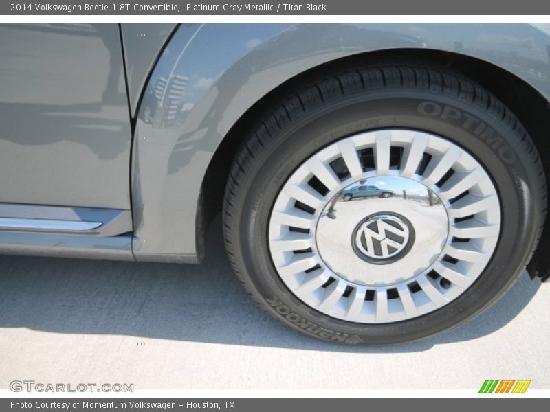 Platinum Gray Metallic / Titan Black 2014 Volkswagen Beetle 1.8T Convertible