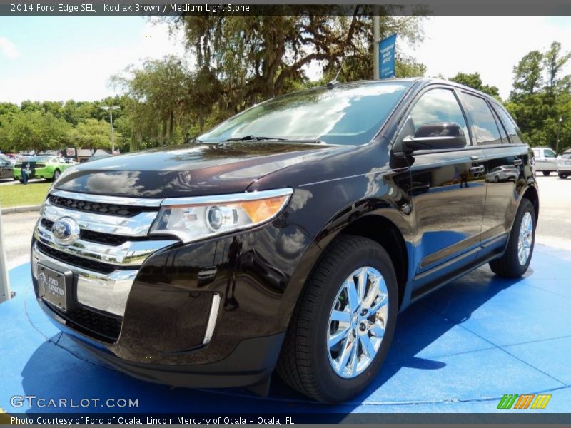 Kodiak Brown / Medium Light Stone 2014 Ford Edge SEL