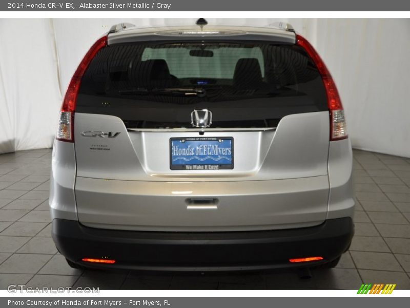 Alabaster Silver Metallic / Gray 2014 Honda CR-V EX