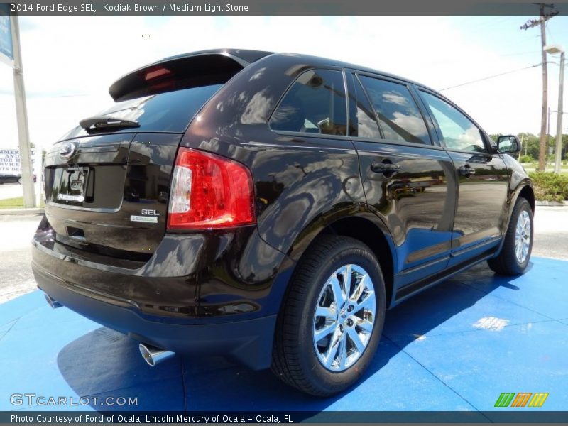 Kodiak Brown / Medium Light Stone 2014 Ford Edge SEL