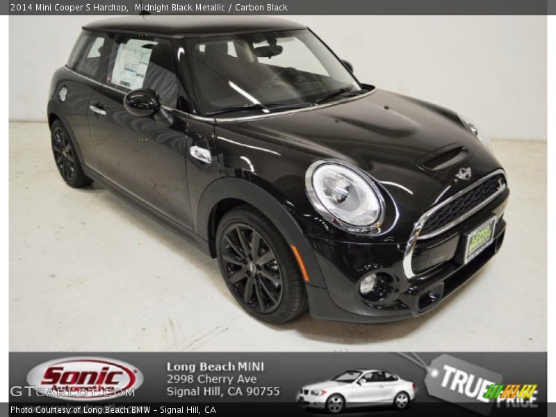 Midnight Black Metallic / Carbon Black 2014 Mini Cooper S Hardtop