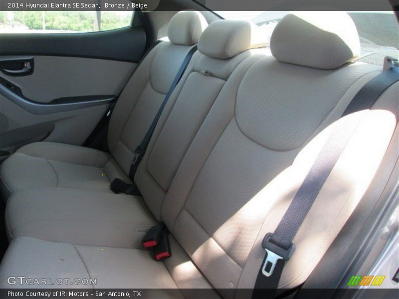 Bronze / Beige 2014 Hyundai Elantra SE Sedan