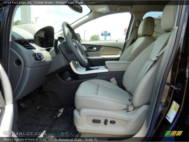  2014 Edge SEL Medium Light Stone Interior