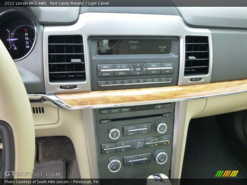 Red Candy Metallic / Light Camel 2012 Lincoln MKZ AWD
