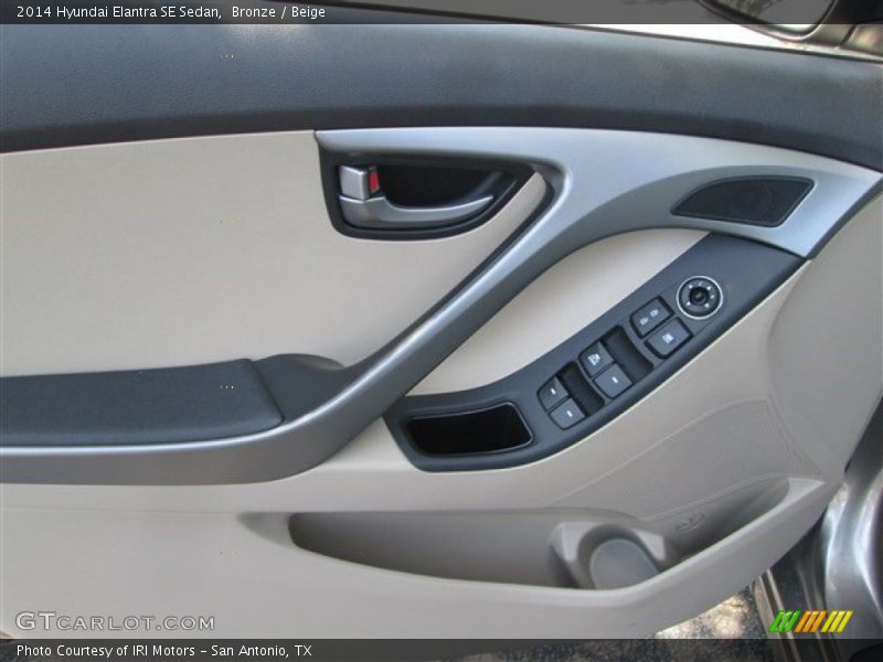 Bronze / Beige 2014 Hyundai Elantra SE Sedan